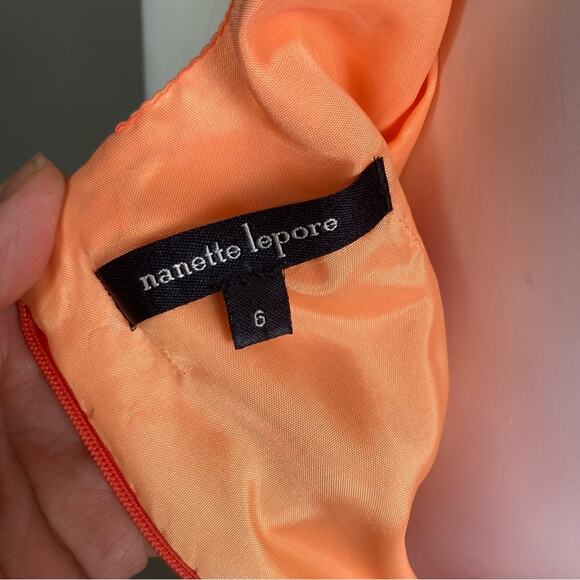 Nanette Lepore dress size 6 NWT Silk colorful stripe red nautical halter Y2k 00s - Picture 9 of 11